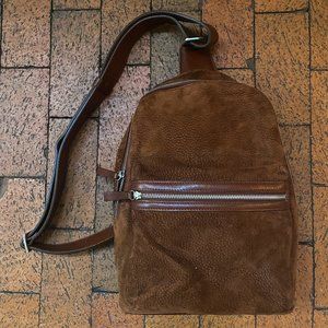 Genuine Leather Cross Body Shoulder Bag (no brand)